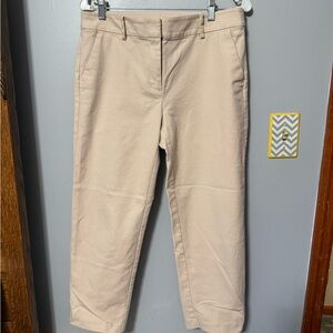 LOFT Curvy Light Beige/Tan Pants